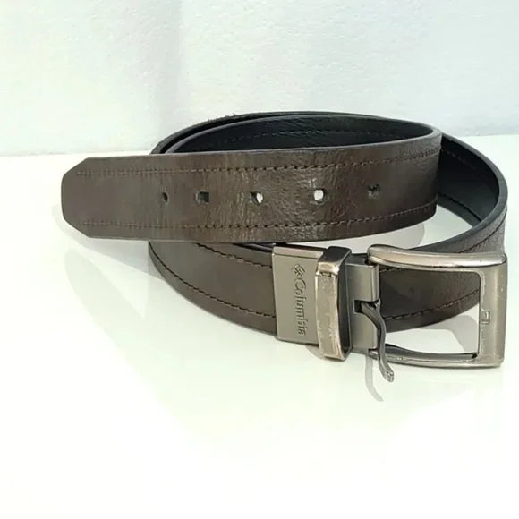 3/$25 Columbia Leather Belt Size 38 95 - Picture 5 of 8